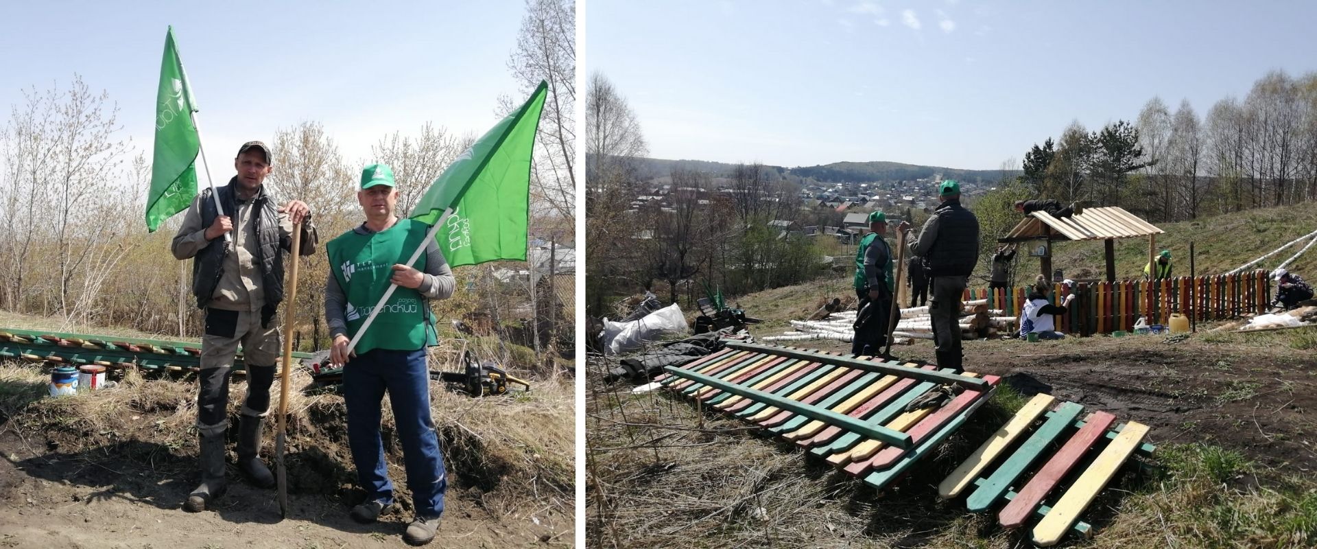 Сотрудники разреза приняли участие в ежегодной Кузбасской областной экологической акции "Живи Родник" 